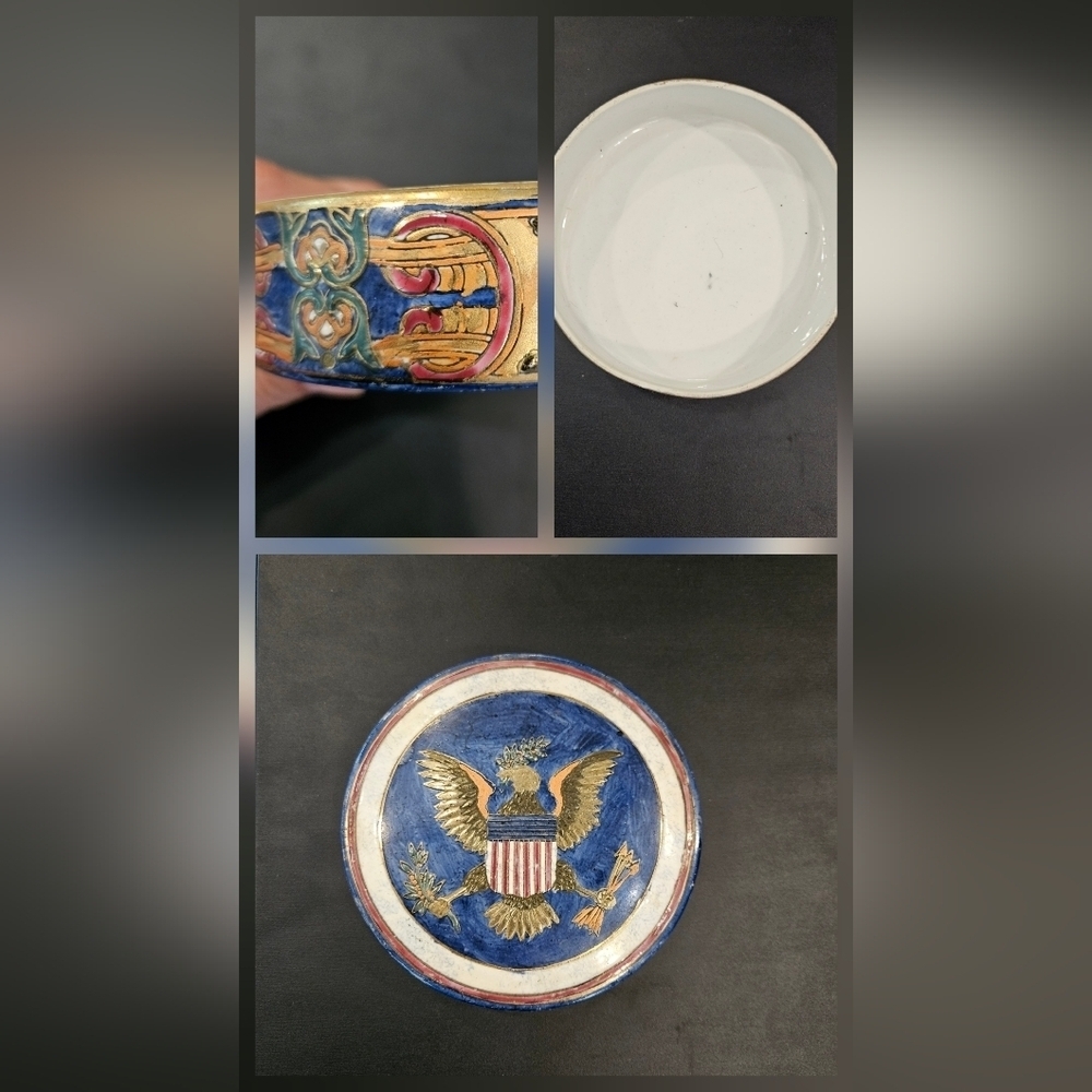 The Great Seal Of The United States 5" Round Decorative Shallow Bowl